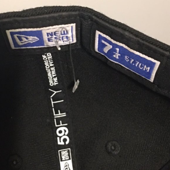 New Era 59fifty DG BASEBALL CAP Black w/ Camo Trim - Picture 6 of 6